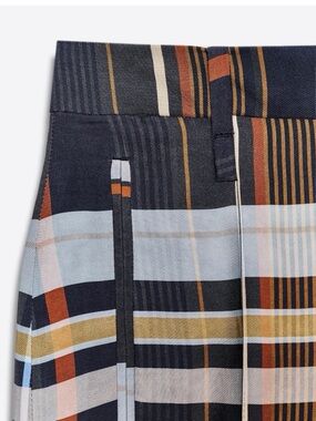 Zara Striped Plaid Pants